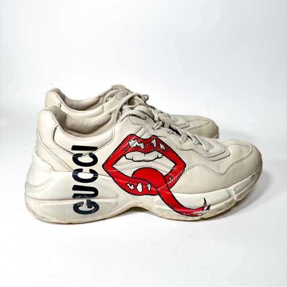 AUTHENTIC | GUCCI RYTHON ‘MOUTH’ SNEAKERS - Picture 4 of 7
